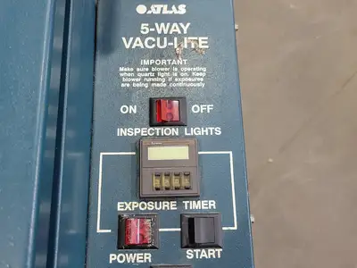 USED ATLAS GRAPHIC EQUIPMENT MODEL-5 WAY VAC-U LITE