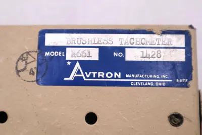 AVTRON K661 BRUSHLESS TACHOMETER STOCK #2293