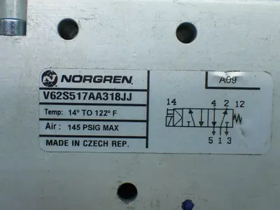 8pcs Assorted Pneumatic Lot. Norgren, Danfoss, Alco