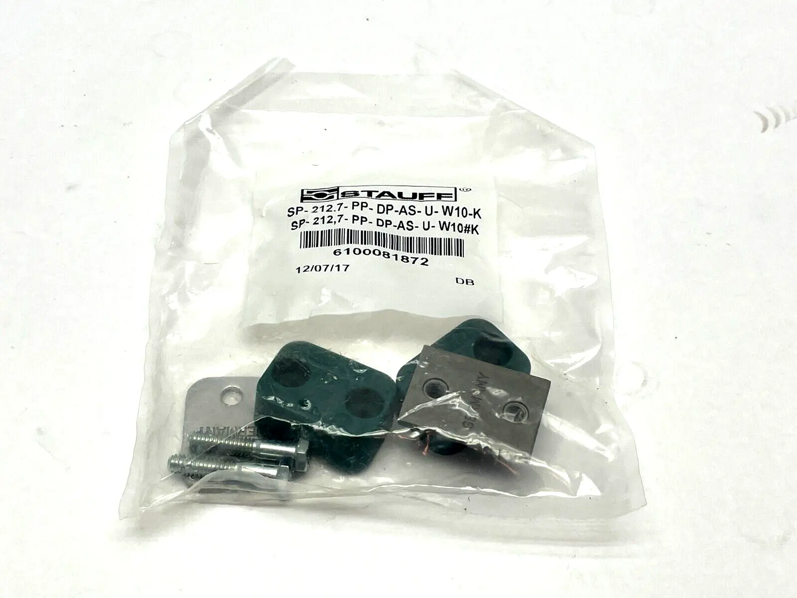 New | in-Stock STAUFF SP-212.7-PP-DP-AS-U-W10-K Clamps Michigan US | Maverick Industrial Sales #1400090