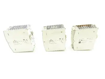 Sola SDN 5-24-100P DIN Rail Power Supply 24VDC 5A Out 115/230VAC In Lot of 3