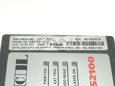 Used DATALOGIC LASER BARCODE SCANNER Barcode Scanners | Maverick Industrial Sales #1108733