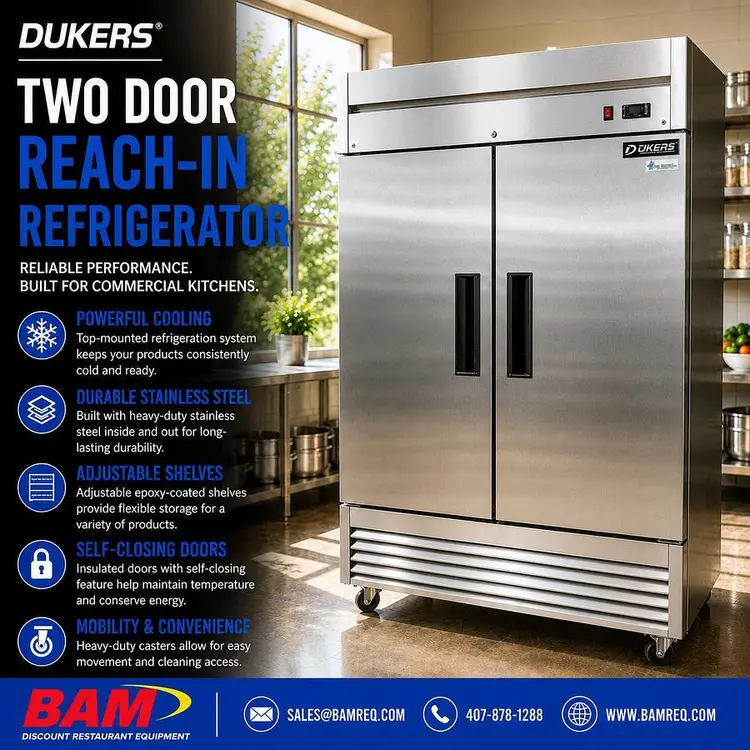 Used DUKERS D55R Refrigerators Florida US | BAM Discount Restaurant Equipment #1321494