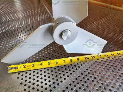 Used 56" STAINLESS STEEL MIXING SHAFT 1" DIAMETER W/ 13" IMPELLER Agitator Shaft California US | Equipment Lab #1415114