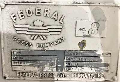 USED FEDERAL FEDERAL 8 PRESS