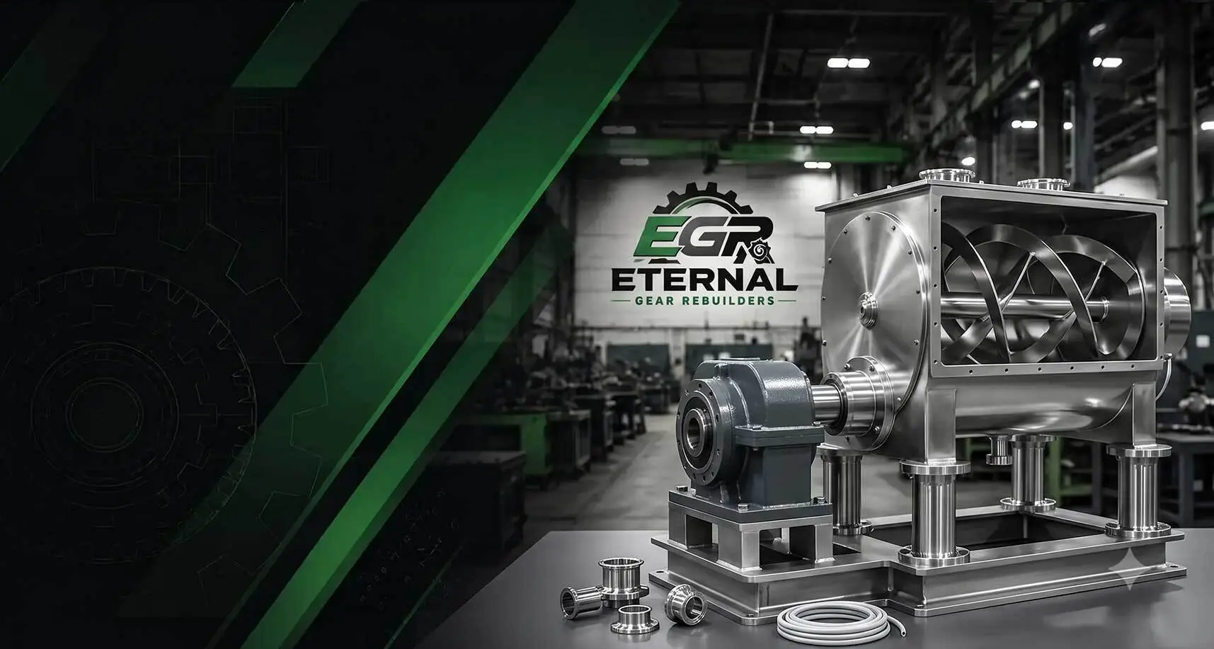 Industrial machine rebuilding services