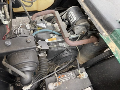 (1) 2014 E-Z-Go golf cart with a Kawasaki gas engine, does not include Club canopy or ball washer, f...
