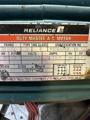 Used RELIANCE MOTOR & GEARBOX A.C. Motors Ohio US | Surplus Asset Holdings #1187567
