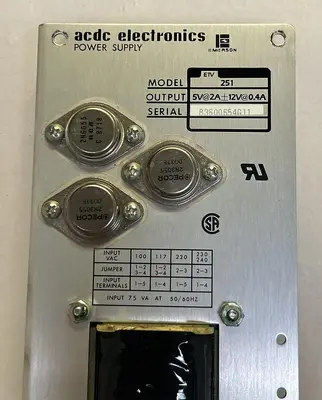 Used ACDC ELECTRONICS ETV251 Miscellaneous Equipment (Electrical & Power) Ohio US | Surplus Asset Holdings #1209002