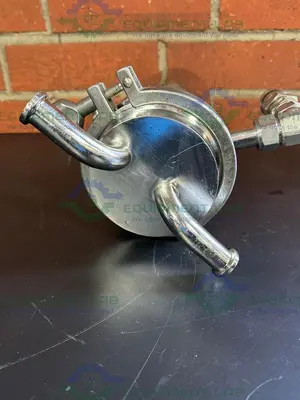 USED FLT STAINLESS STEEL SINGLE CARTRIDGE JACKETED FILTER HOUSING