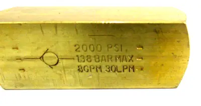 NEW PARKER C600B HYDRAULIC VALVE 2000PSI
