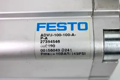 Festi ADVU-100-100-A-P-A Pneumatic Cylinder, 100mm Bore, 100mm Stroke