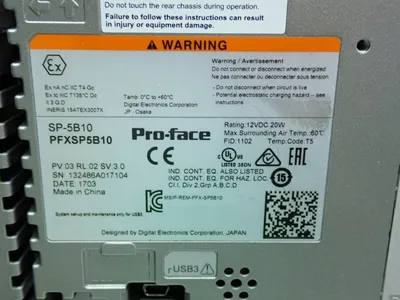 Used PROFACE SP5500TP Electrical Panels | HGR 24 #742065