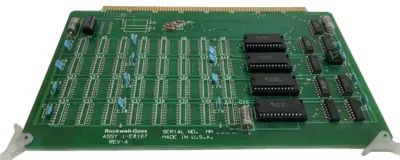 USED ROCKWELL-GOSS 1-E8107 COMPONENT BOARD REV-A 1E8107