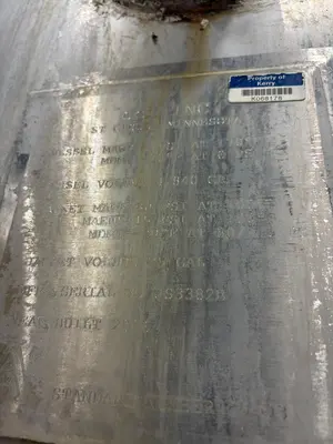 Used 2009 TANK STAINLESS STEEL 3840 Gallon Stainless Steel Tanks New Jersey US | Perry Equipment #1398510