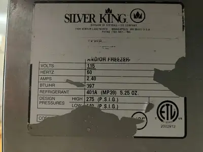 Used Silver King Used Silver King 25" Refrigerated Lettuce Crisper/Dispenser w/ (50) Head Capacity 120V Undercounter Refrigerators Illinois US | Falcon Restaurant Supply #1376110