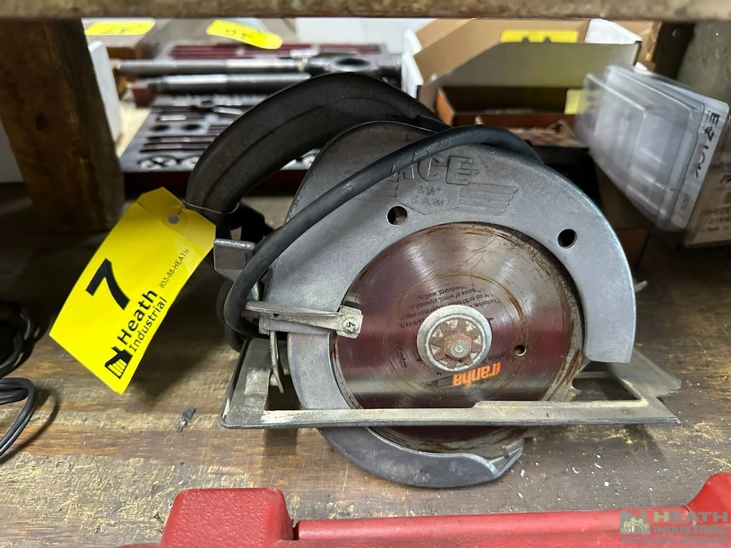 Used _UNKNOWN_ ACE 7-1/4" CIRCULAR SAW Woodworking Saws Illinois US | Heath Industrial Auction Services #1419887