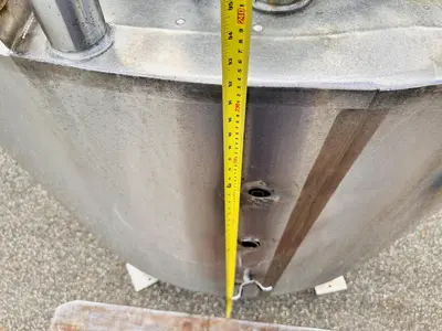 950 Gallon (IN-Operable Jacket) Stainless Steel Mixing / Holding Tanks