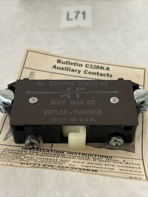 NEW CULTER HAMMER C320KA2