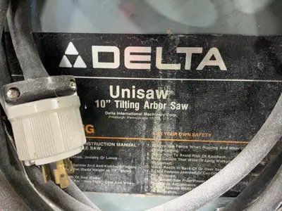 Used DELTA 36812 Woodworking Table Saws Ohio US | HGR 24 #1056366