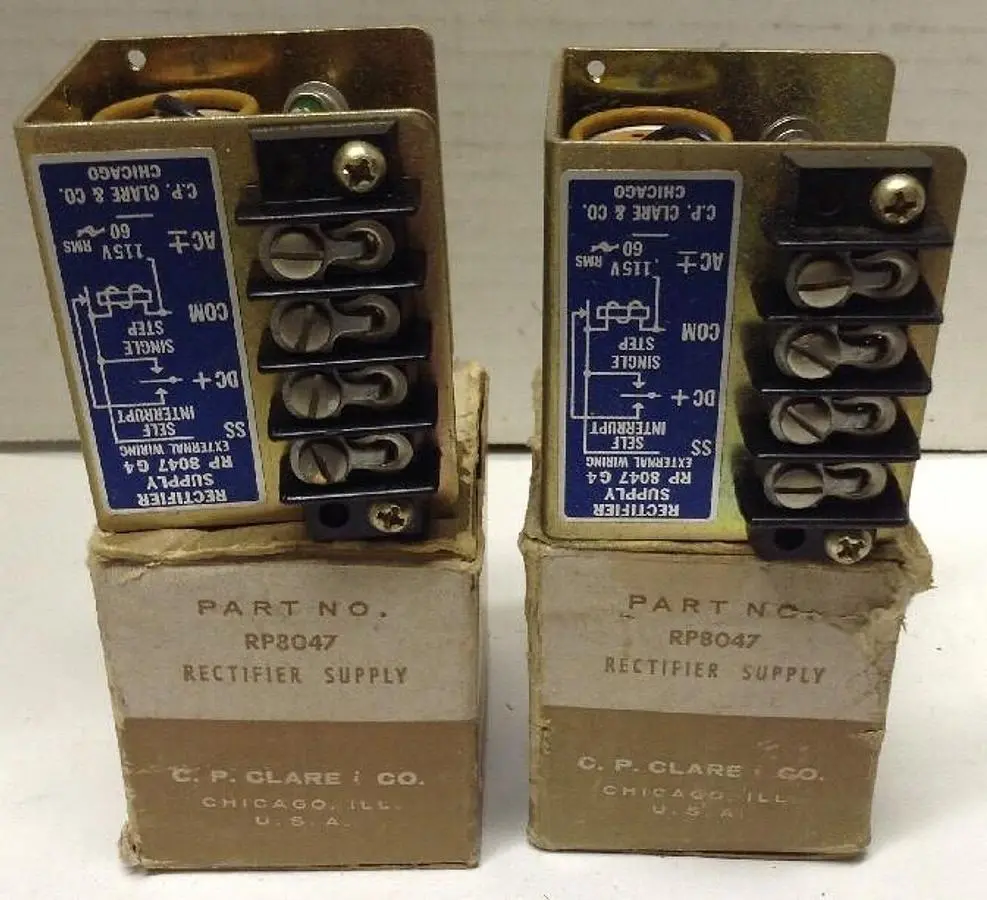 New | in-Stock C. P. CLARE CO. RP 8047 Power Converters - Battery Chargers Ohio US | Surplus Asset Holdings #1234731