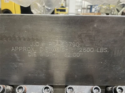 66" Wide Cincinnati Milacron Horizontal Sheet Line Downstream, New In 2012