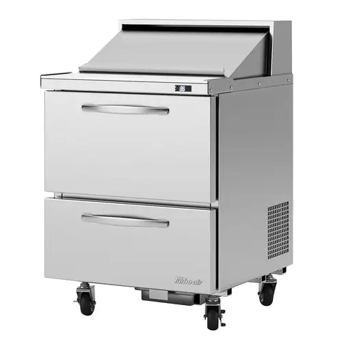 Turbo Air PST-28-D2-N 27 1/2" PRO Series Sandwich/Salad Prep Table w/ Refrigerated Base, 115v