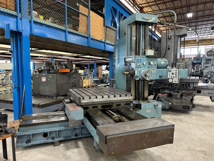 Used 1980 Nomura B-100-WR, #50 PDB, HardWays, Rotary Table, 20 HP Horizontal Table Type Boring Mills New Jersey US | Machinery Values #1285800