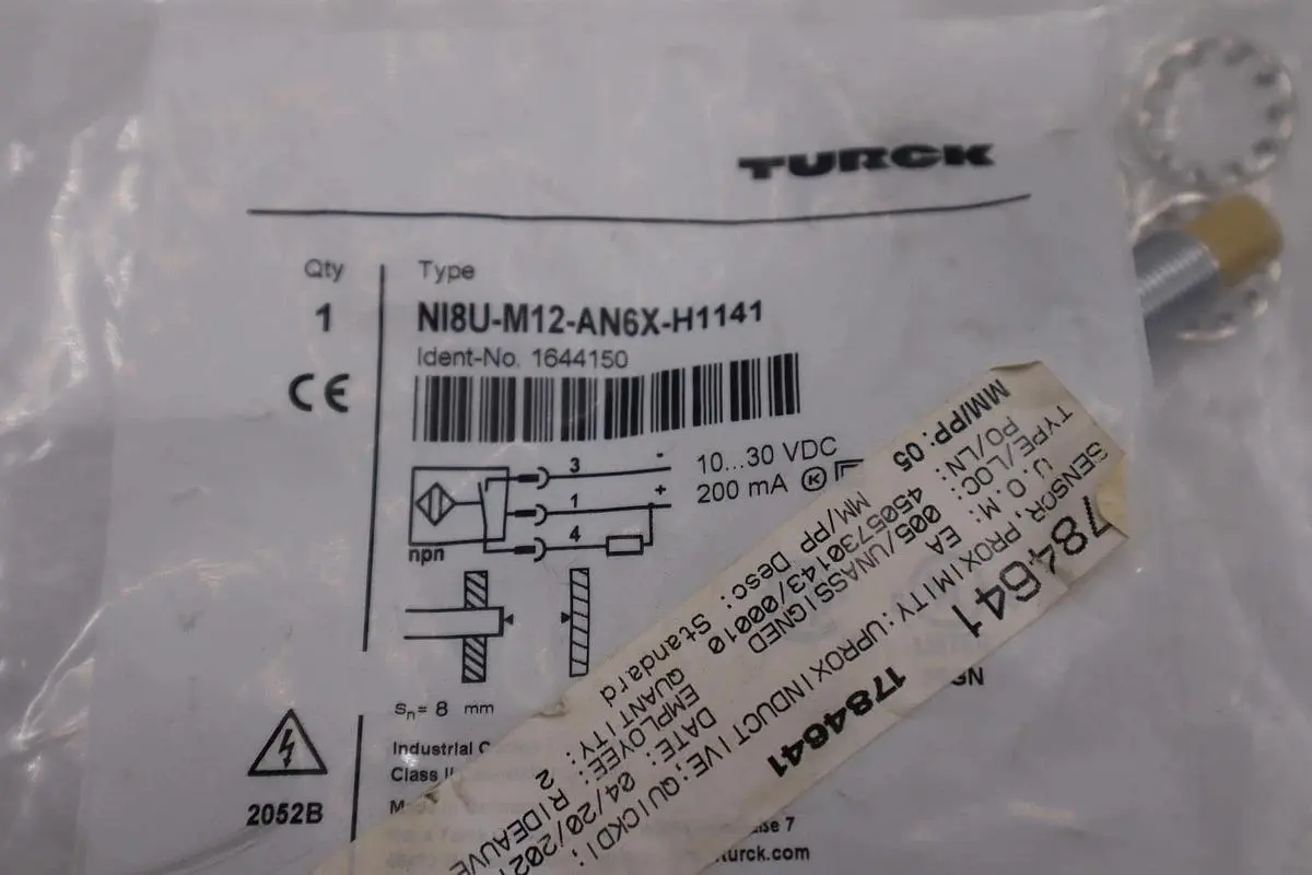TURCK NI8U-M12-AN6X-H1141 SENSOR STOCK H1640A