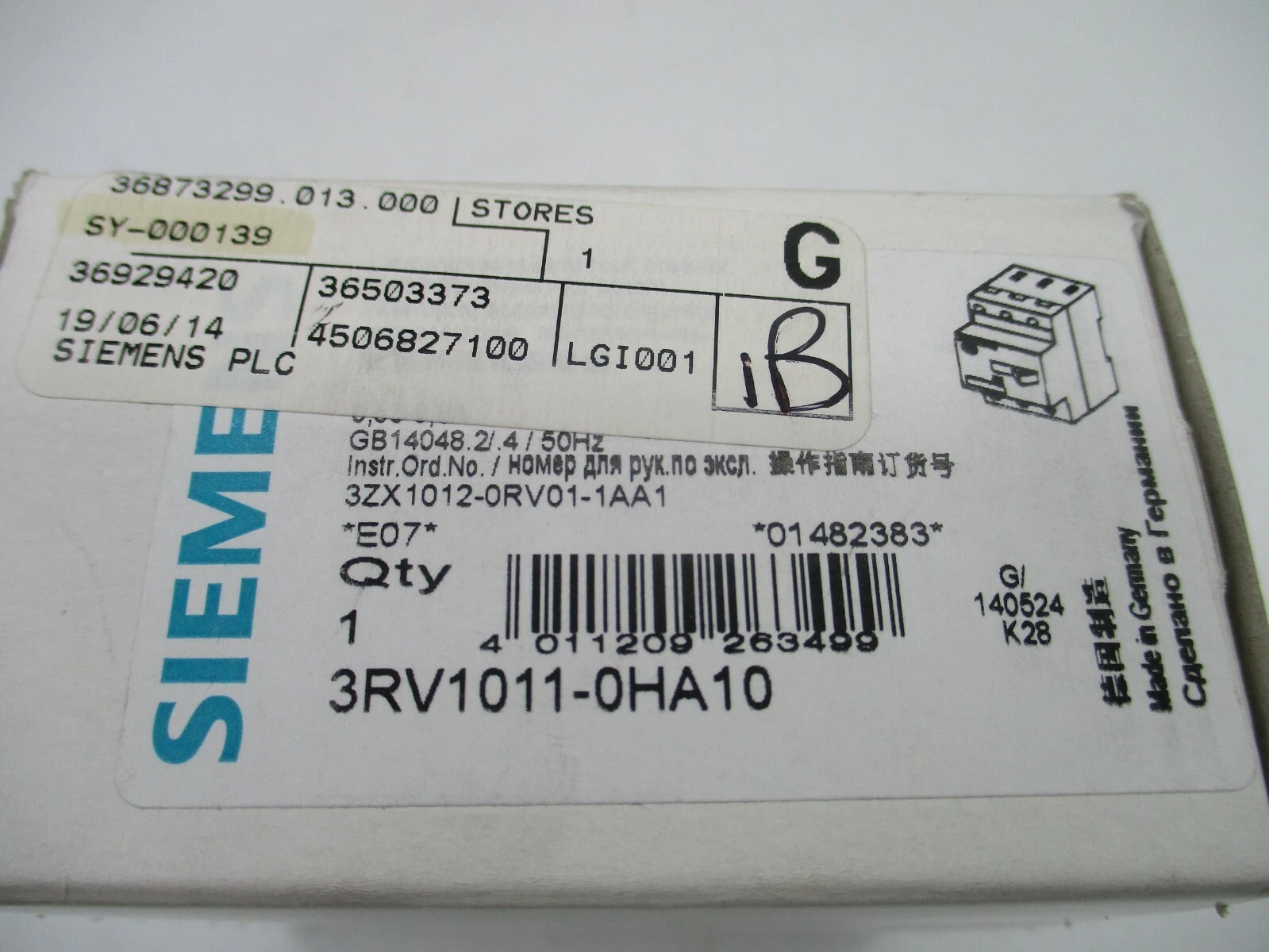 NEW Siemens Motor Starter-Circuit Breaker