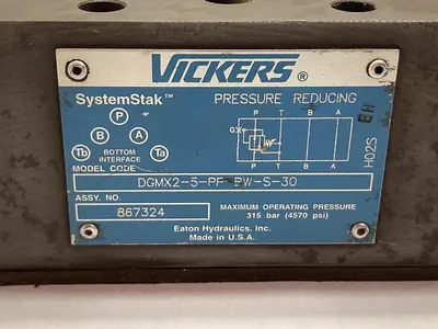 Used VICKERS DGMX2-5-PP-BW-S-30 Pump & Valve Parts Ohio US | Surplus Asset Holdings #1237816
