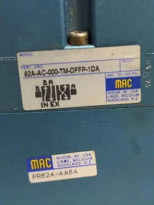 Used MAC VALVES PR82A-P82A-ABBA/82A-AC-TM-DFF-1DA Solenoid Valves Ohio US | Surplus Asset Holdings #1239277