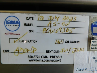 USED LOMA SYSTEMS AS-CW
