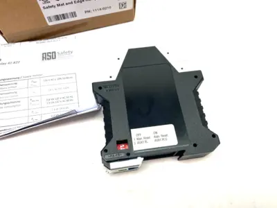 USED ASO SAFETY SOLUTIONS, AUTOMATION DIRECT SAFETY MAT AND EDGE RELAY