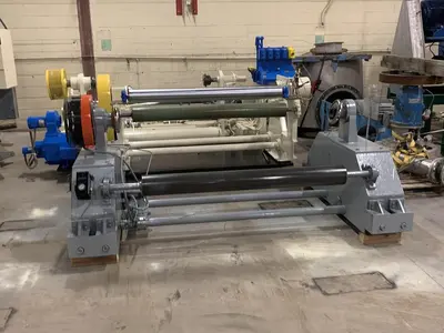 60" SHAFTED UNWIND STAND WITH EDGE GUIDE
