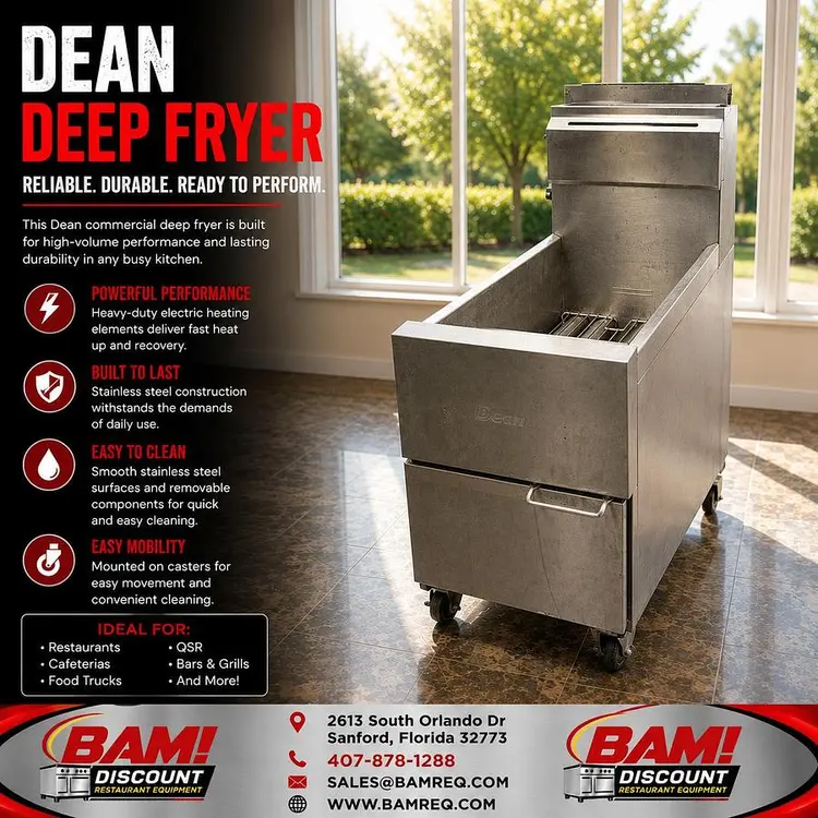 Used DEAN SR152GN Cookers / Coolers / Fryers Florida US | BAM Discount Restaurant Equipment #1335842