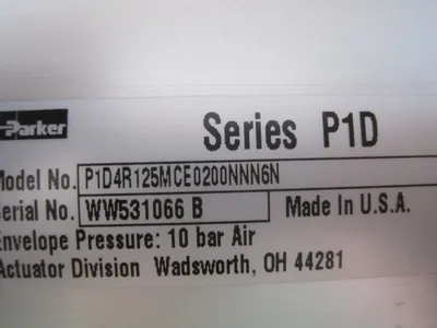 NEW PARKER P1D4R125MCE0200NNN6N SERIES P1D