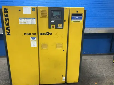 Used 2011 KAESER BSD 50 Rotary Screw & Sliding Vane Air Compressors Ohio US | HGR 24 #1705011