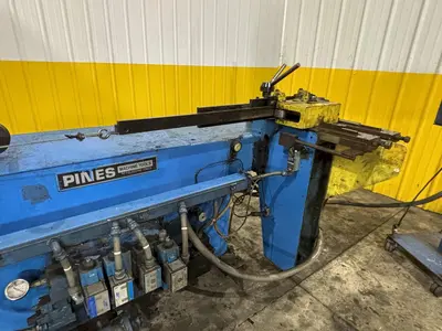 1.25" PINES MODEL #1-1/4 HIGH SPEED  ROTARY HYDRAULIC BAR, TUBE & PIPE BENDER, DIAL A BEND V CONTROL: STOCK #22683