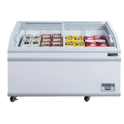 New | in-Stock Dukers New Dukers WD-700Y Commercial Chest Freezer in White 72" Display Freezers Illinois US | Falcon Restaurant Supply #1376326