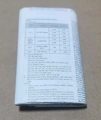 NEW ASCO ISSC8314B301