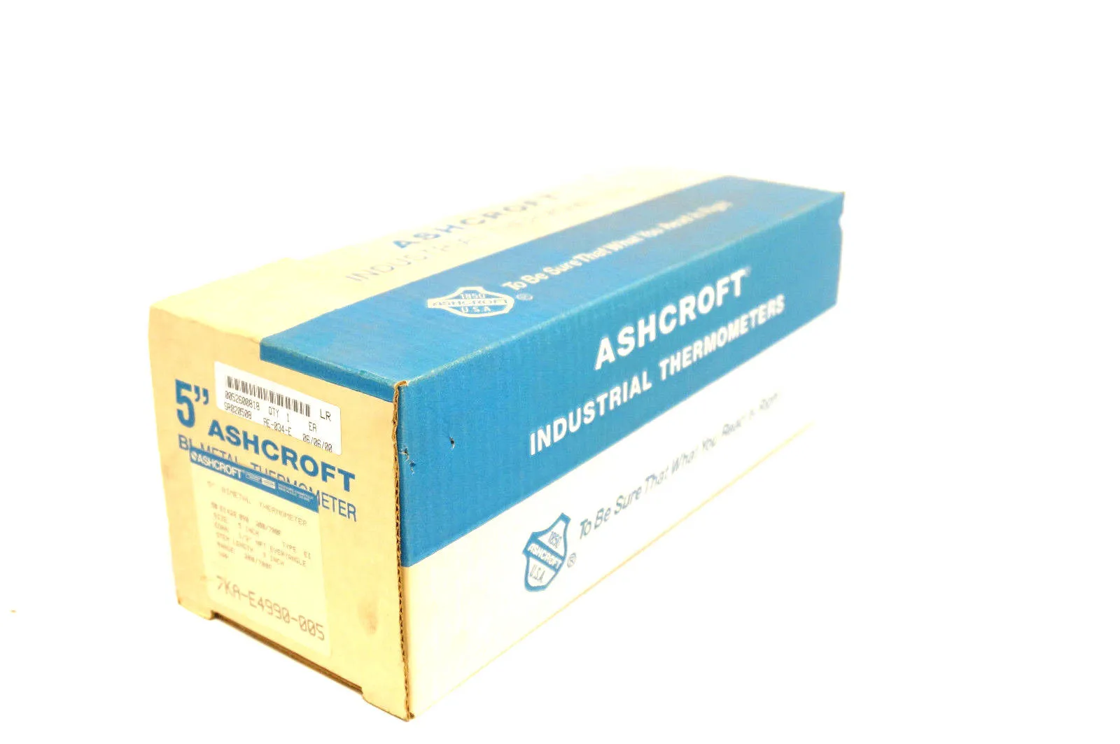 NEW ASHCROFT 50-EI-42E-090 200/700F 5" BIMETAL THERMOMETER 50EI42E090
