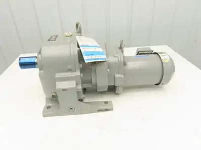 Nara MG 181F Gearmotor 180:1 Ratio 10rpm .75kw 480V 3PH Inline Parallel Shaft