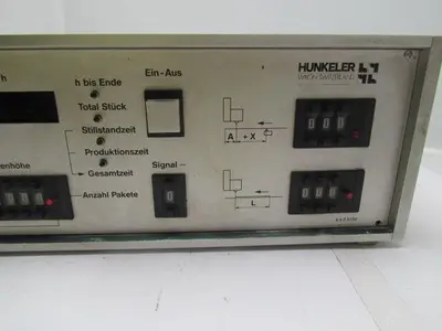 Hunkeler EVZ8100 220V 100W 50Hz Control Unit counter timer