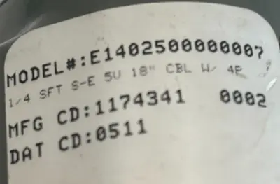 NEW DYNAPAR DANAHER CONTROLS E1402500000007 ENCODER