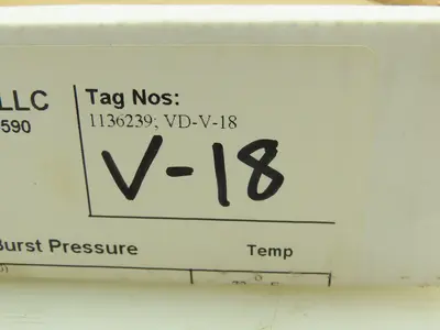 BS&B Safety Systems 1136239; VD-V-18 Rupture Disk 2" Type SKR 140 PSIG @ 72°F