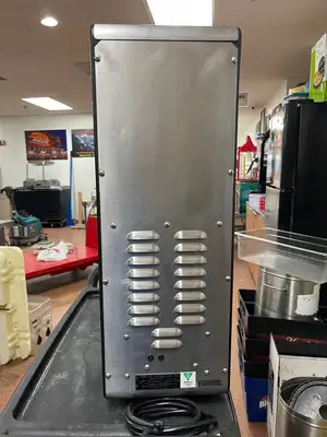 Used JS Used Star Commercial Heated Single Condiment Dispenser Cheese Chili Concessions 120V - JS Beverage Dispensers Illinois US | Falcon Restaurant Supply #1376436