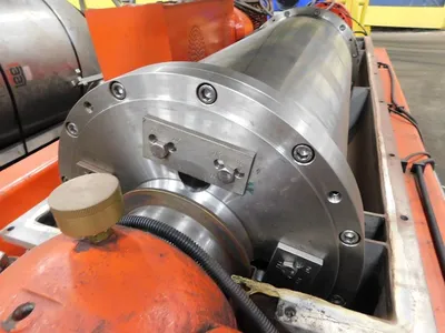 SCI LW 350 x 1550mm oilfield decanter centrifuge skid, 304SS.