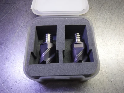Ingersoll T12 3/4" Endmill Inserts QTY2 47D-7562TSRD03 IN2005 (LOC3441)
