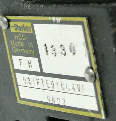 USED PARKER D1FTE-01-F-C-V-F-0-0-22 D31FTE01CC4VF PROPORTIONAL VALVE
